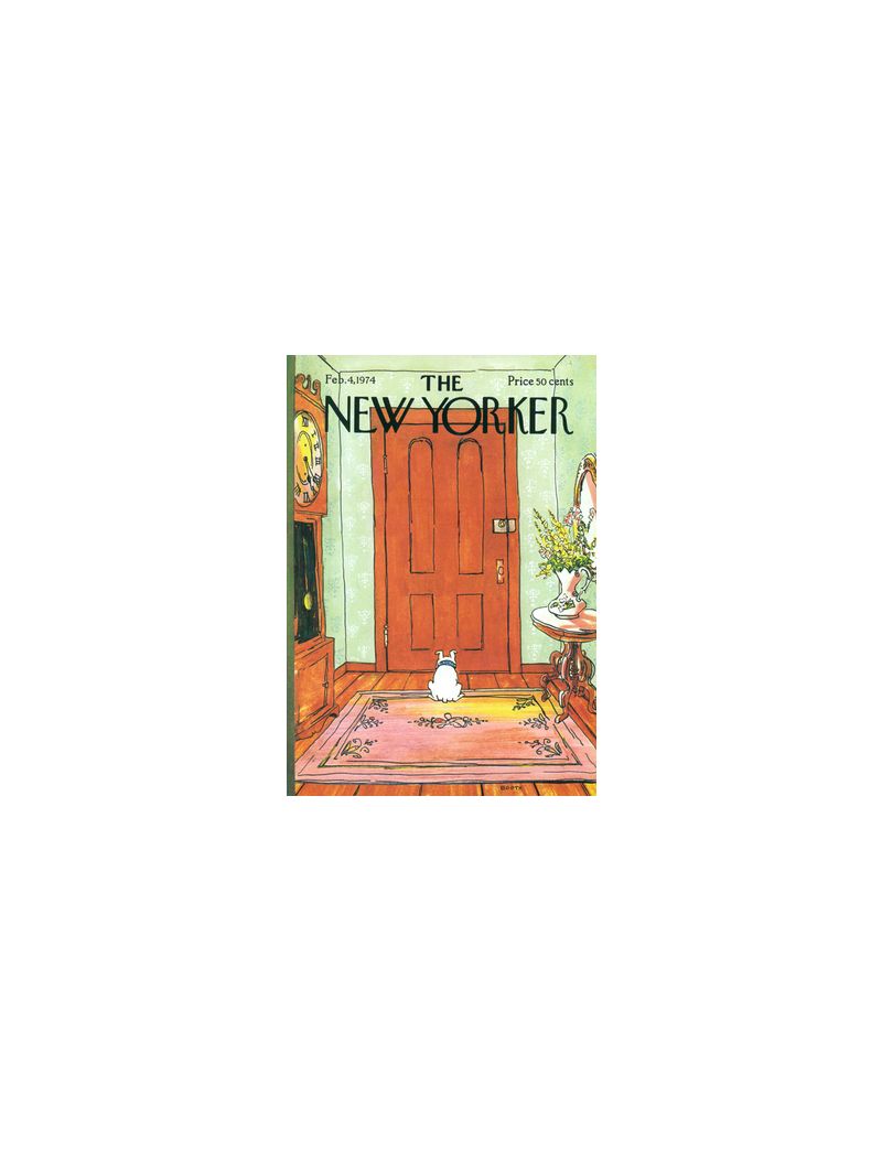 NEW YORKER DOG BEHIND THE DOOR 1000PC