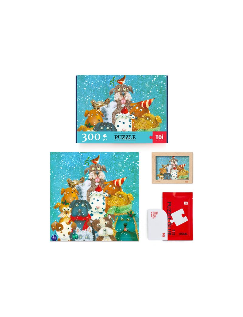 TOI Dog Christmas-Christmas 300PC