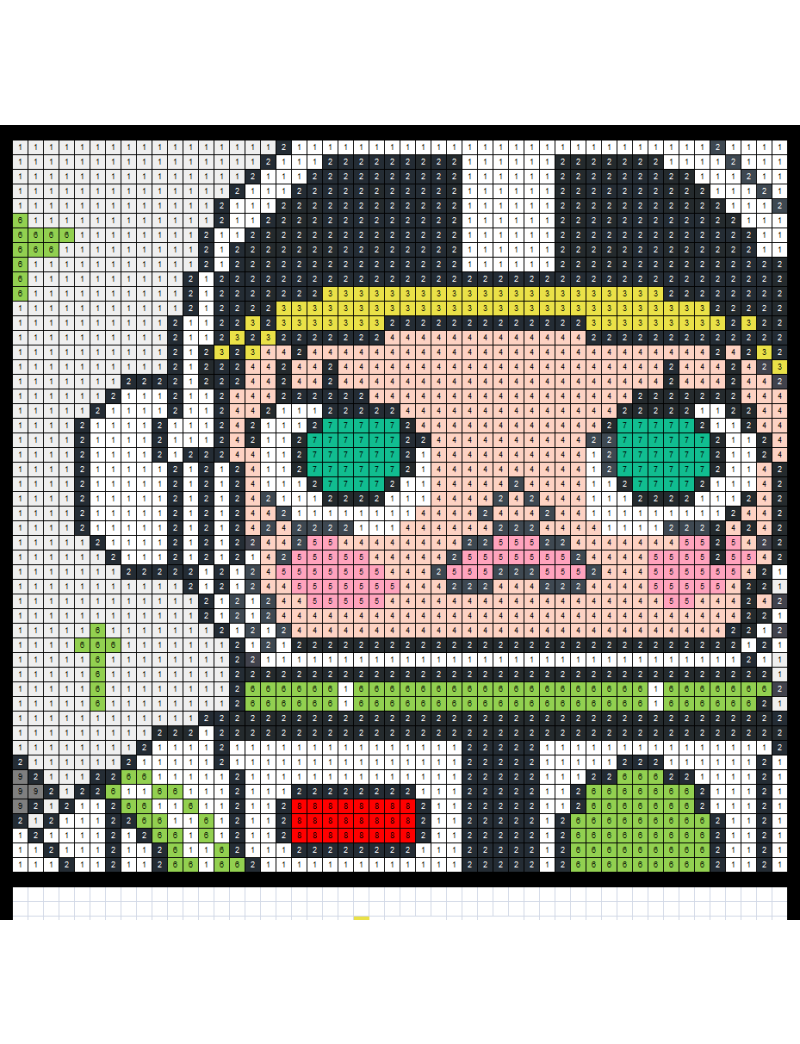 POPMART Pixel Art LEGO LIGHT GREEN
