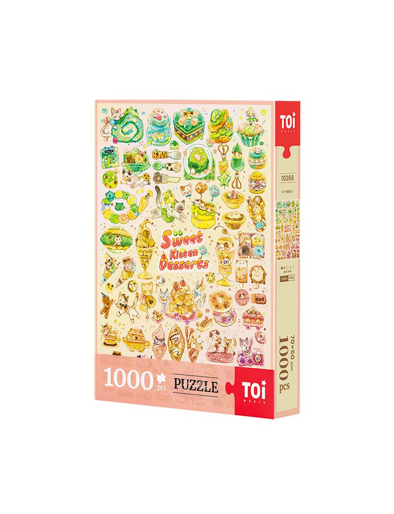 TOI 66 sweet kitten desserts- 66 sweet kitten desserts1000pc