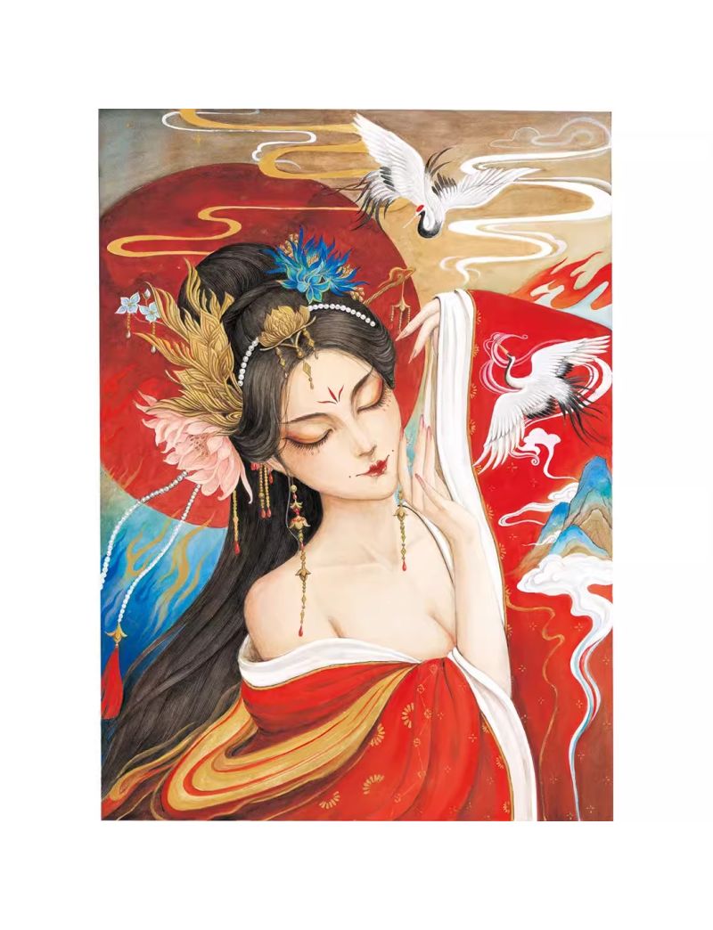 Art Puzzle The Bright Sun Resembles Fire C3151 1000pcs
