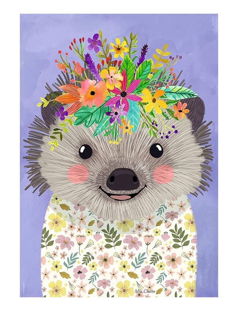 HEYE FLORAL FRIENDS FUNNY HEDGEHOG 500PC