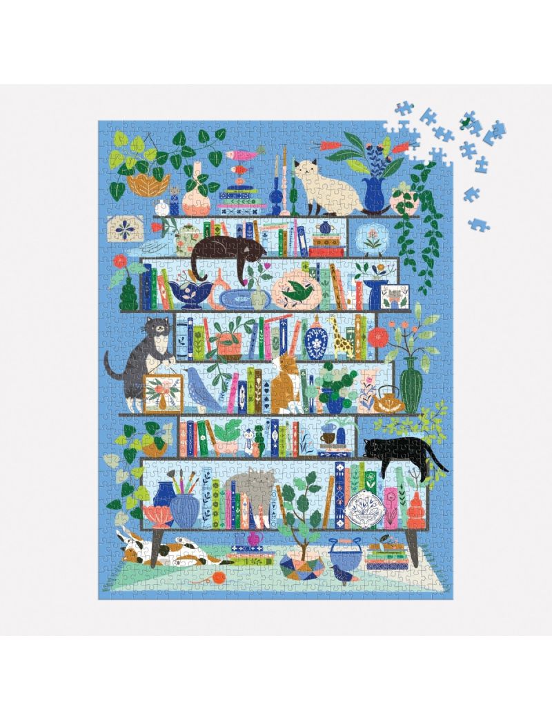 Galison Purrfect Nook 1000 Piece Puzzle