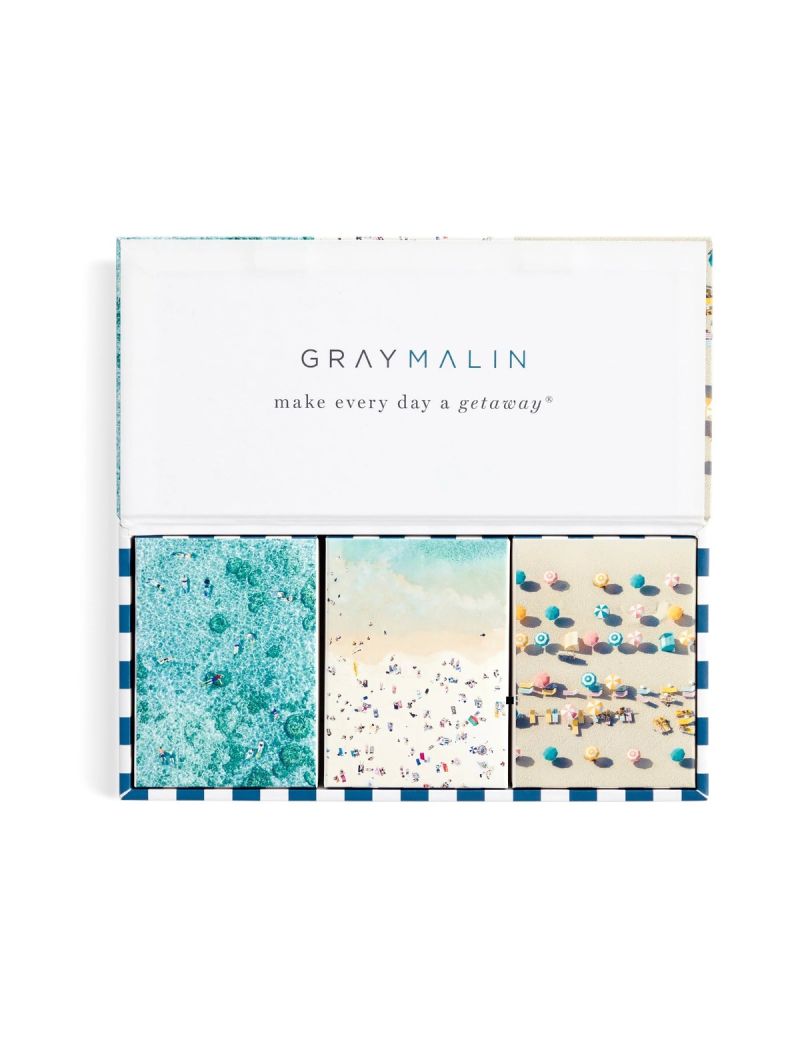 GALISON Gray Malin The Beachside 3-In-1 Puzzle Set