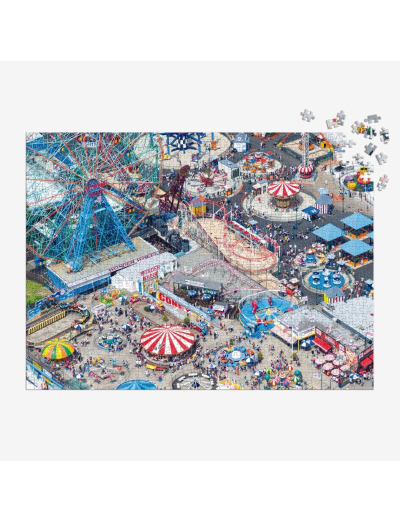 Galison Gray Malin 1000 piece Puzzle Coney Island