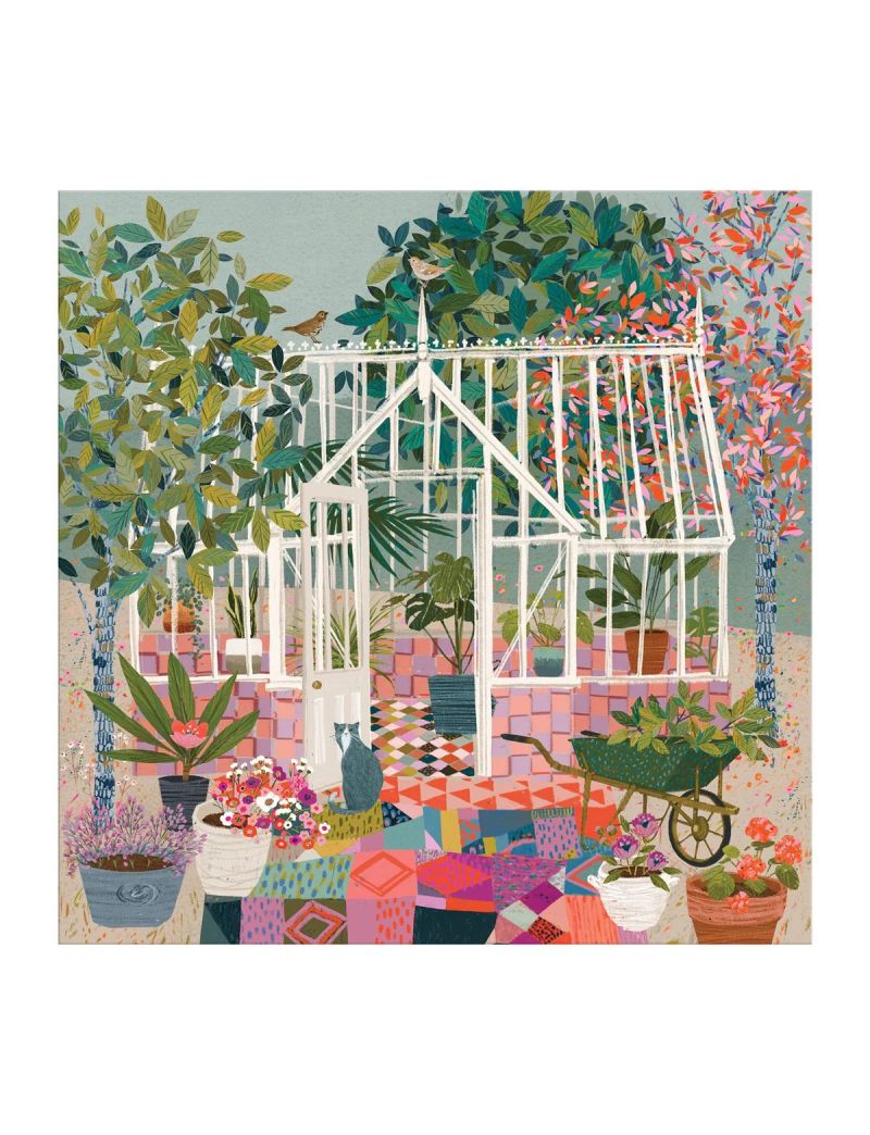 Galison Greenhouse Gardens 500 Piece Puzzle