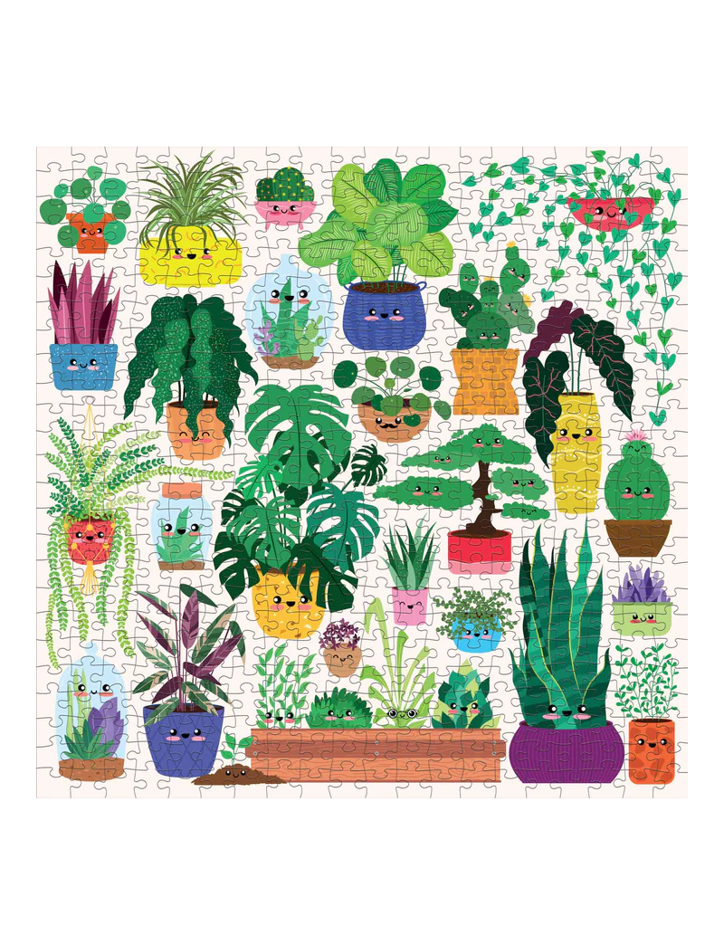 Mudpuppy Happy Plants 500 Piece Family Puzzle