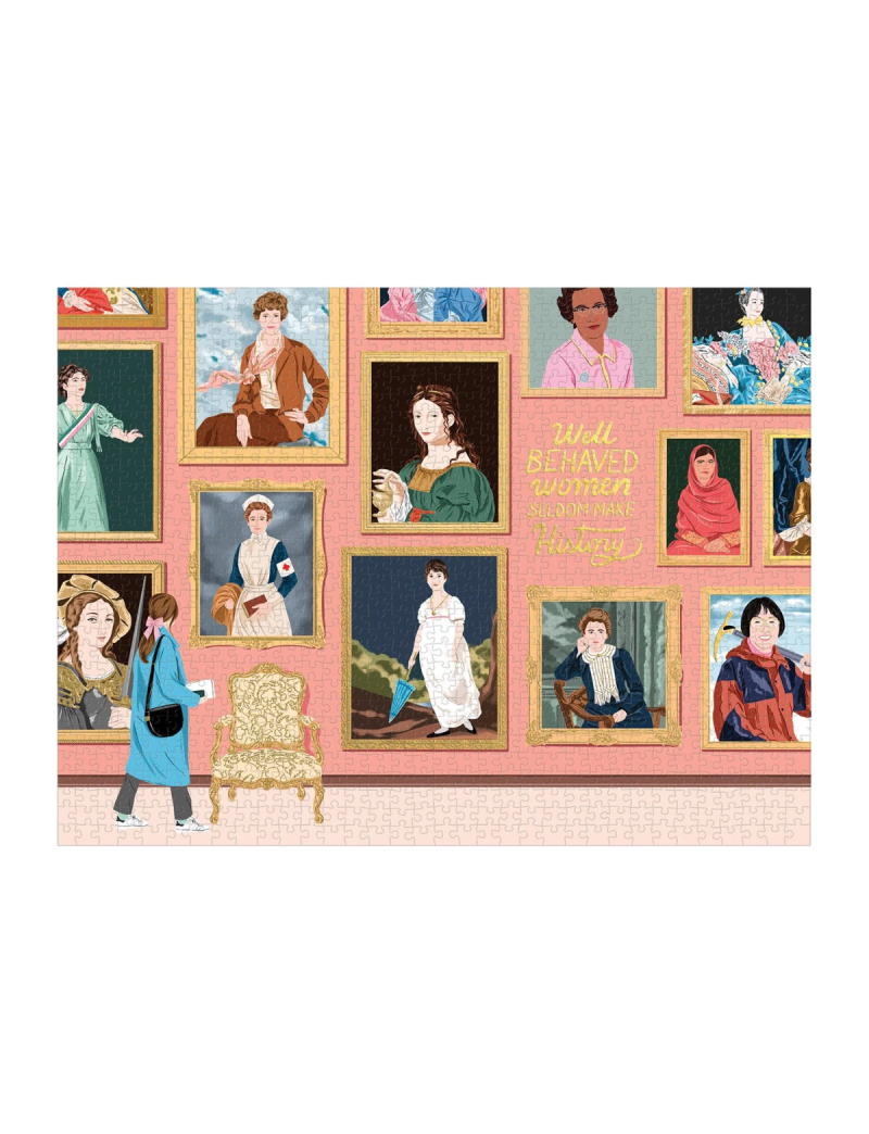 Galison Herstory Museum 1000 Piece Foil Puzzle
