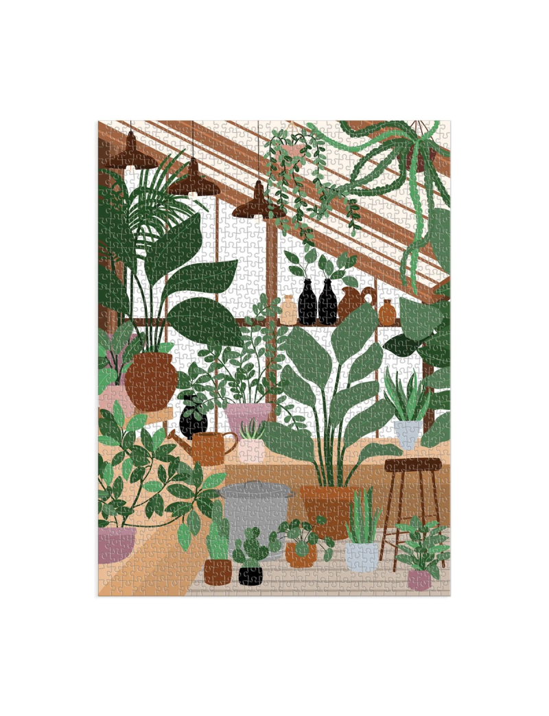 Galison House of Plants 1000 Piece Puzzle in Square Box