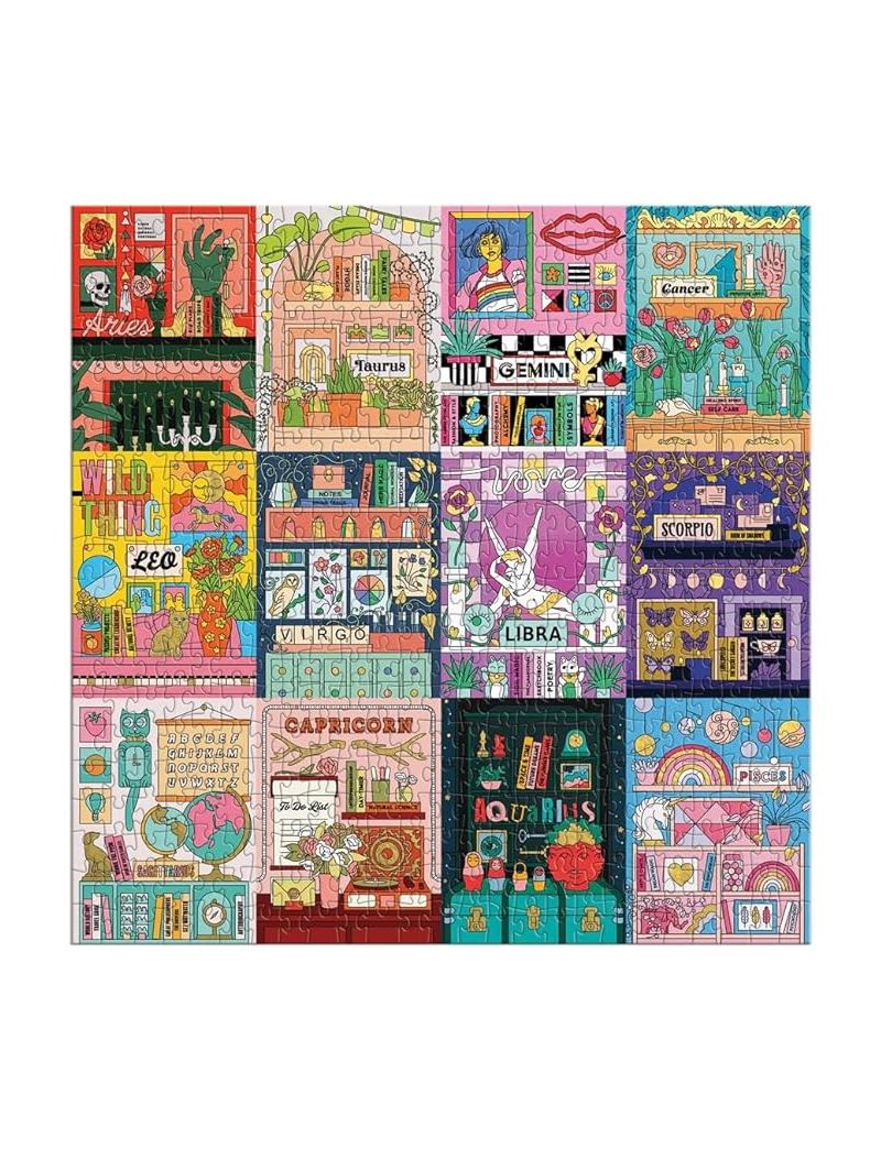 Galison House of Astrology 500 Piece Foil Puzz