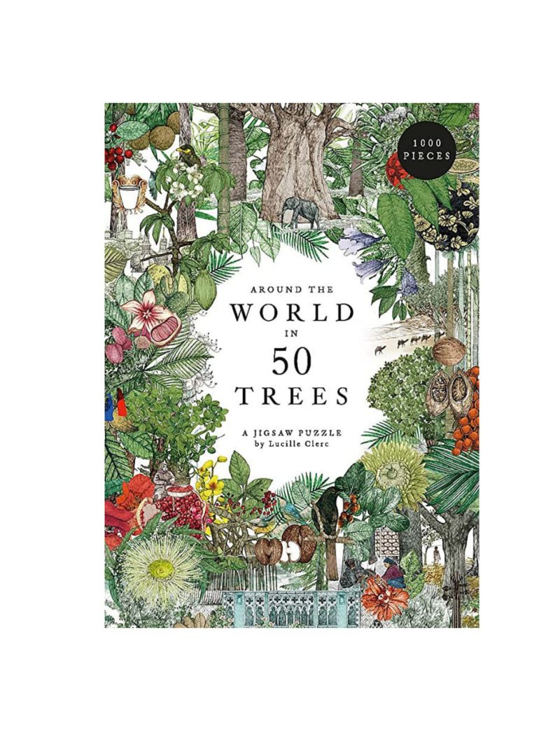 LAURENCE KING Around the World in 50 Trees 1000 Piece Puzzle