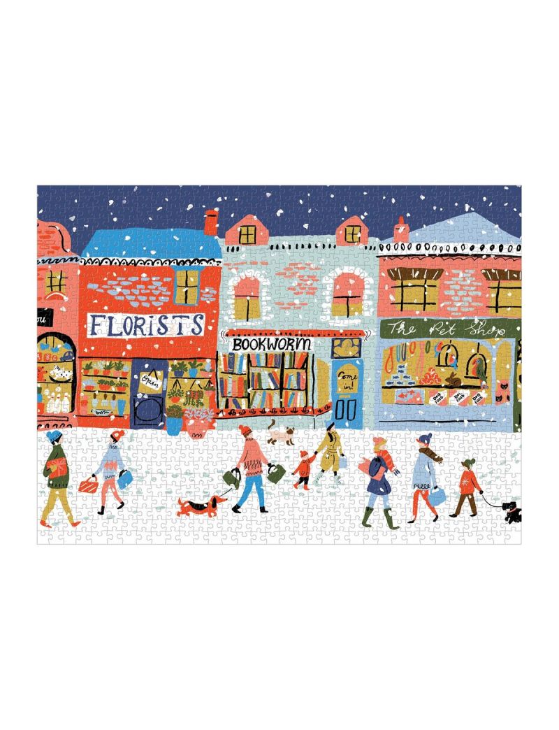 Galison Main Street Village 1000Pc Puzzle