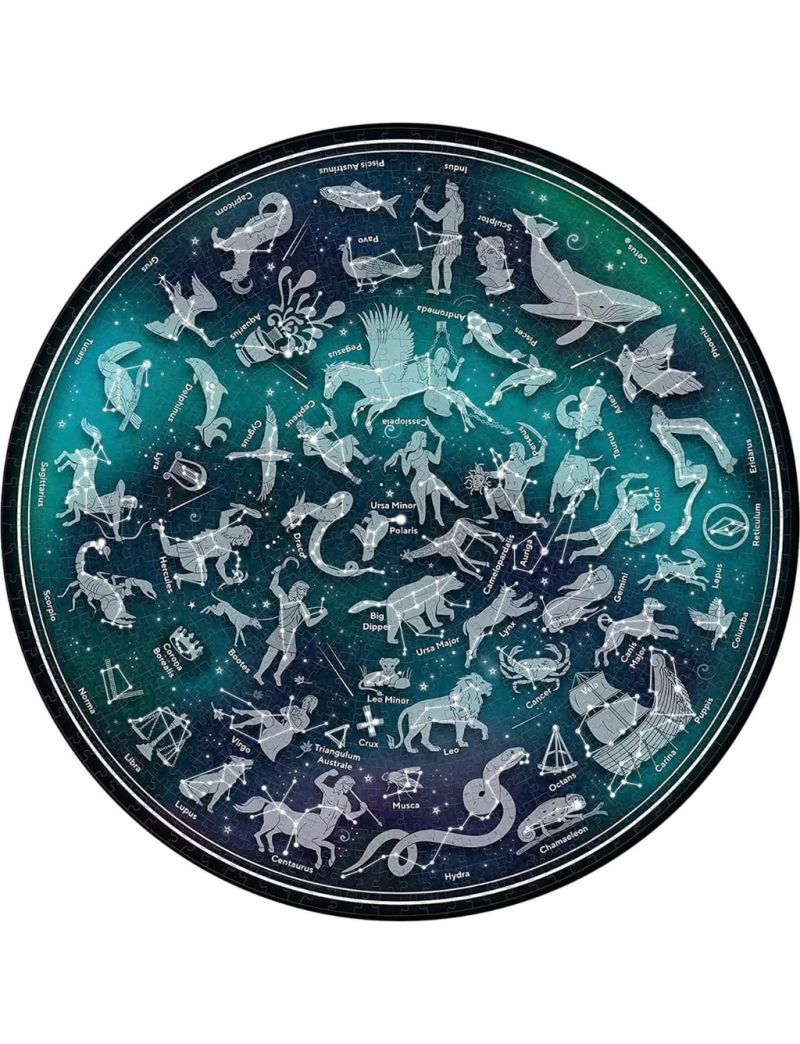 RIDLEY'S Map of the Stars 1000 Piece Jigsaw Puzzle