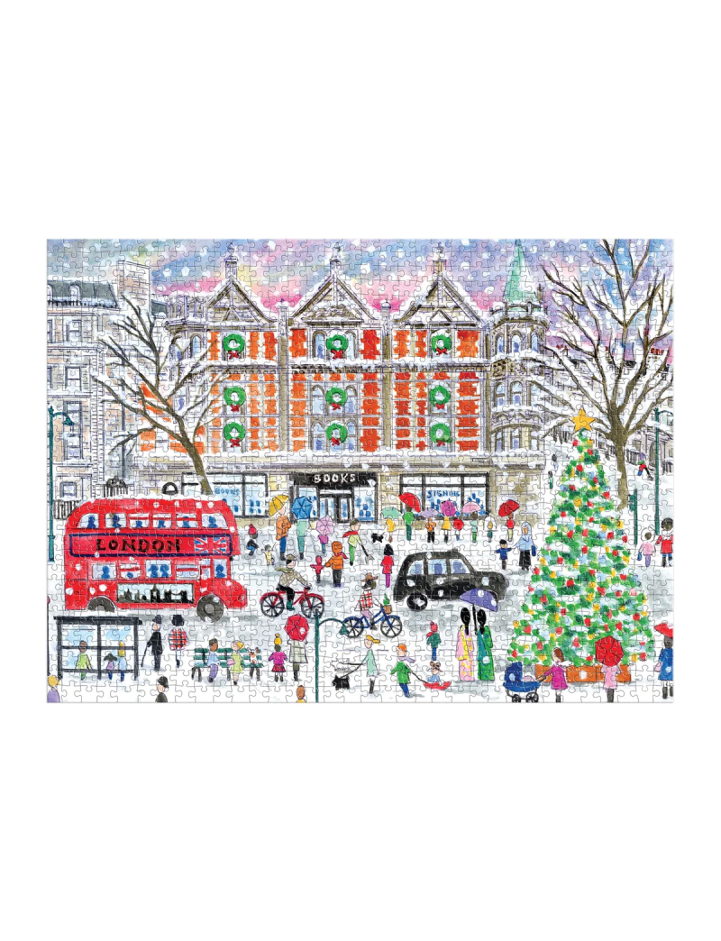 Galison Michael Storrings Christmas in London 1000 Piece Puzzle