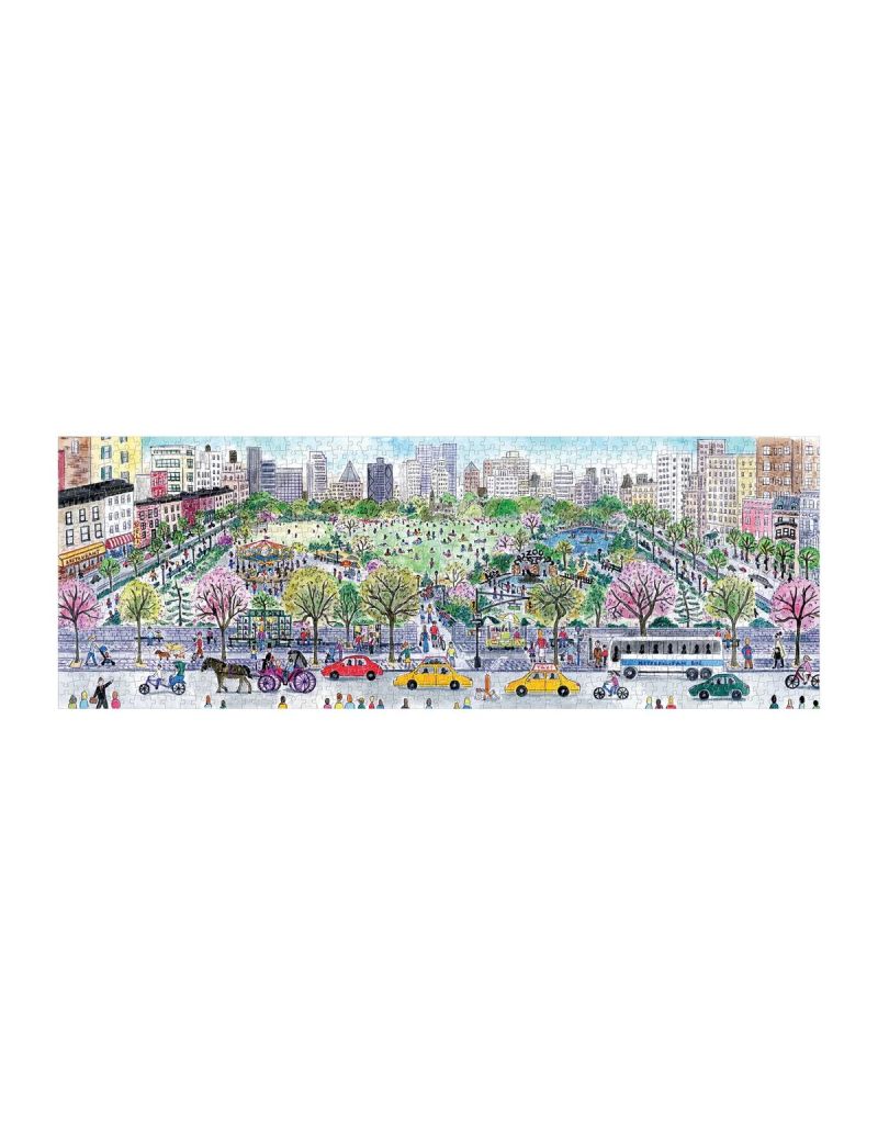 Galison Michael Storrings Cityscape 1000 Piece Panoramic Puzzle