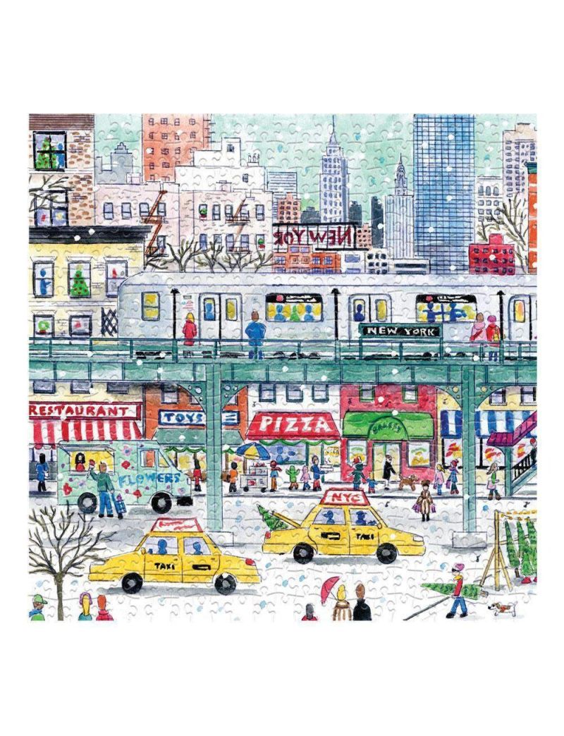Galison Michael Storrings New York City Subway 500 Piece Puzzle