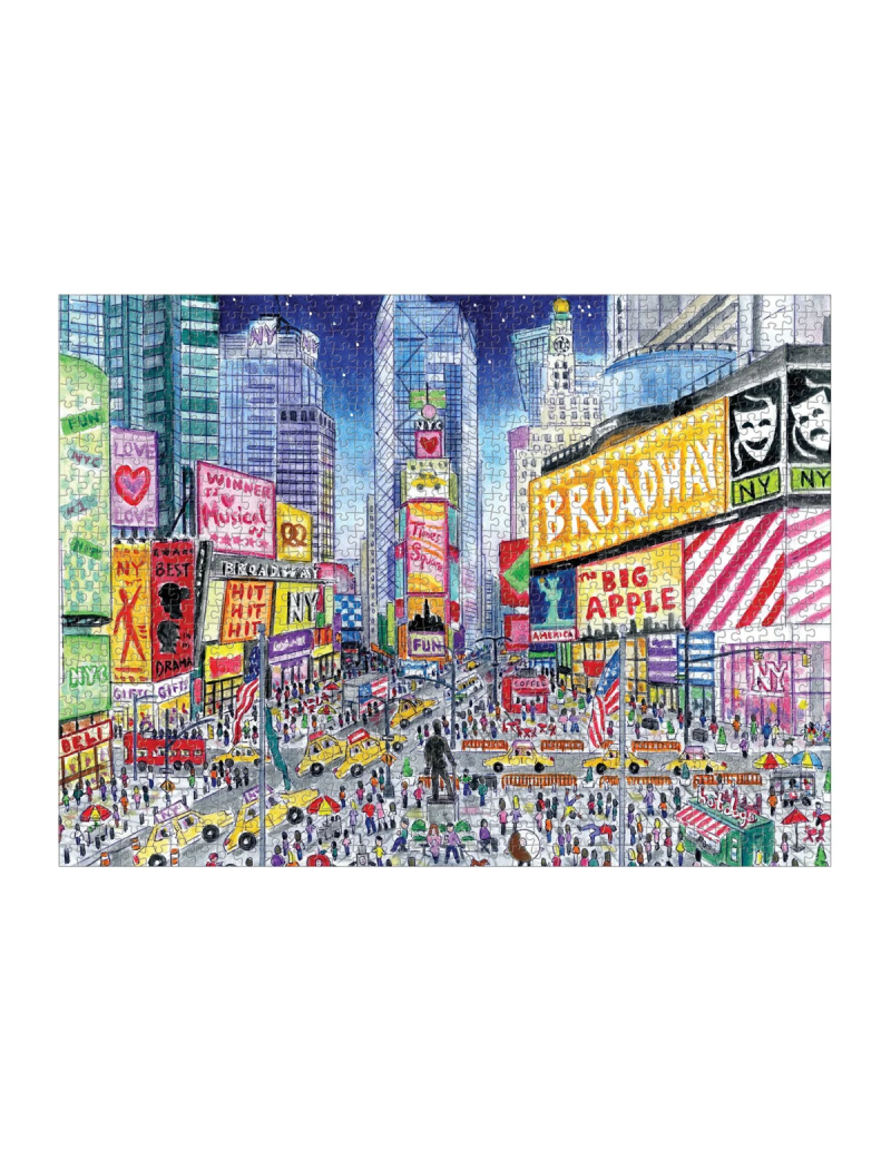Galison Michael Storrings Times Square 1000 Piece Puzzle