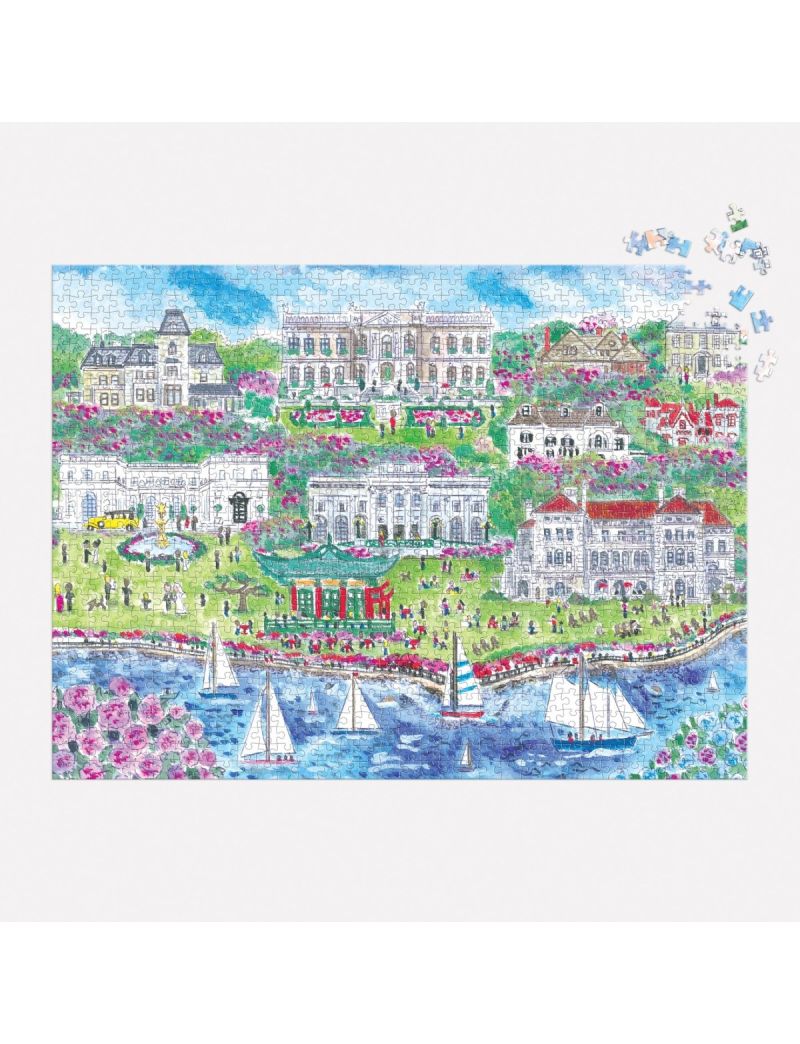 Galison Michael Storrings Newport Mansions 1000 Piece Puzzle