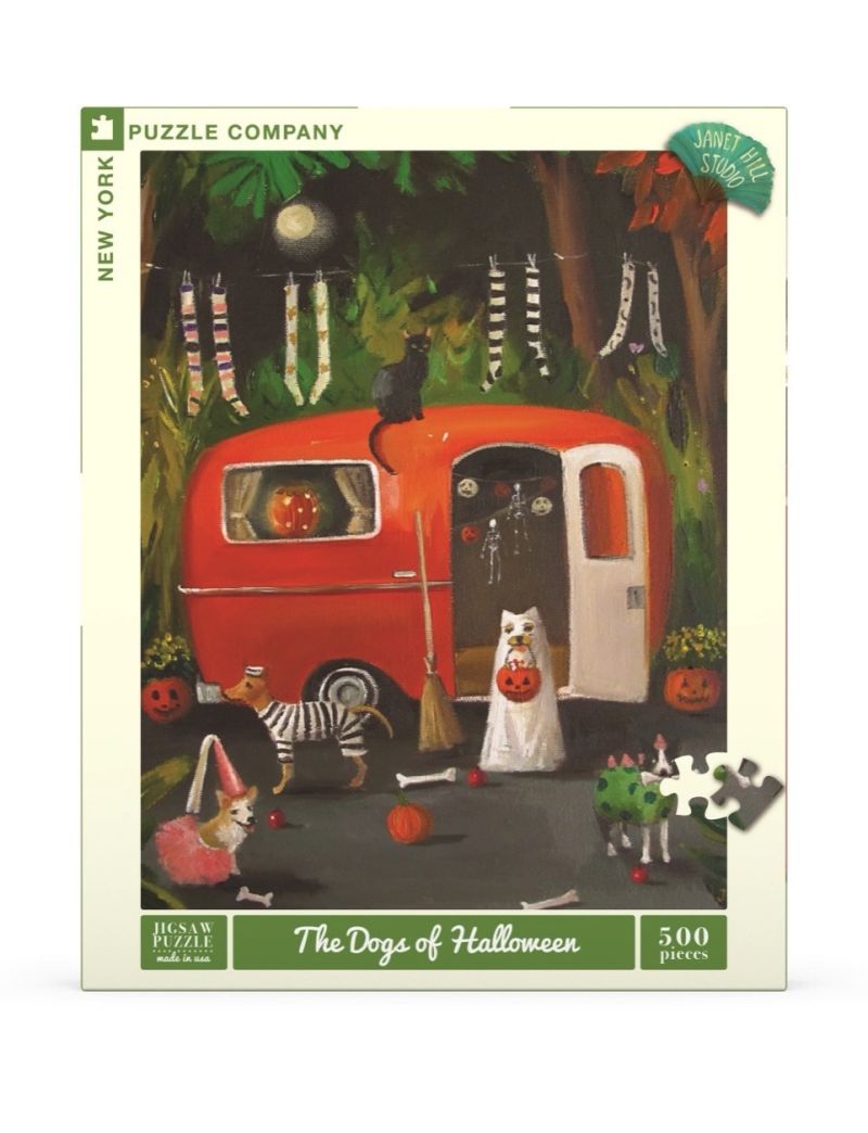 New Yorker The Dogs of Halloween 500 Piece Jigsaw Puzzle