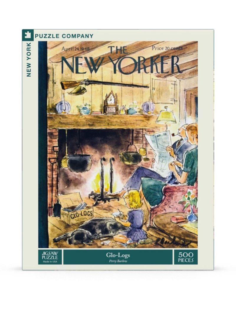 New Yorker Glo-Logs 500 Piece Jigsaw Puzzle