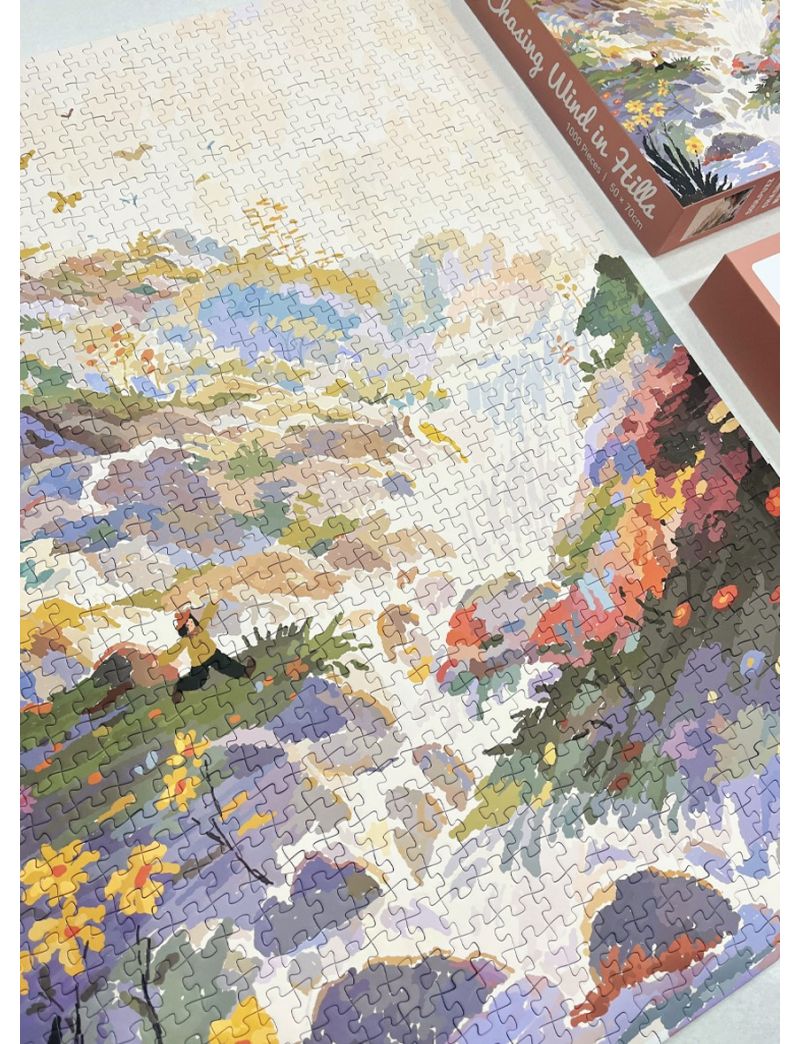 Soul Puzzle Chasing Wind in Hills 1000pcs
