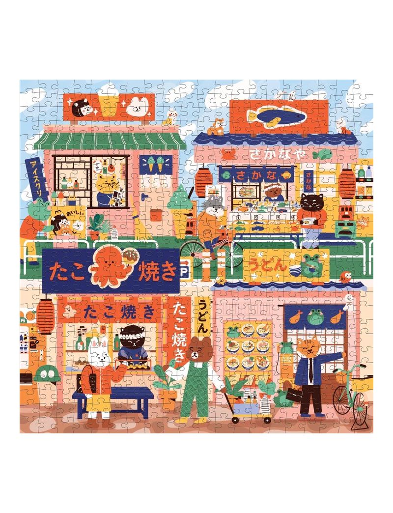 MUDPUPPY Open for Business 500 Piece Family Puzzle