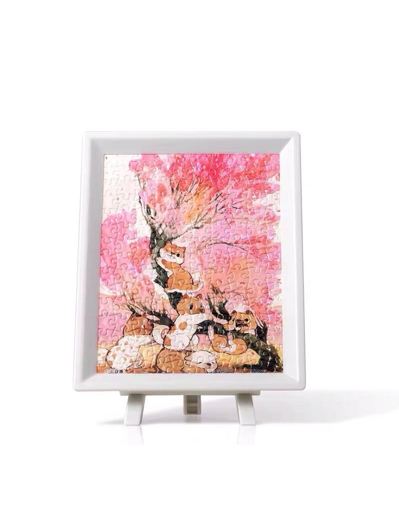 3D-JP Three White Cicadas - Spring Cherry Blossoms 150PC P1428