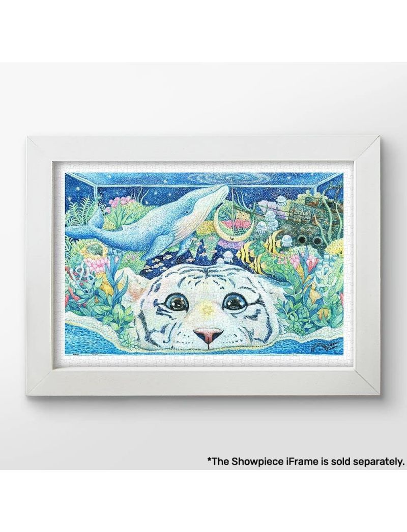 PINTOO H2394 Cotton Lion - White Tiger's Aquarium world 600p