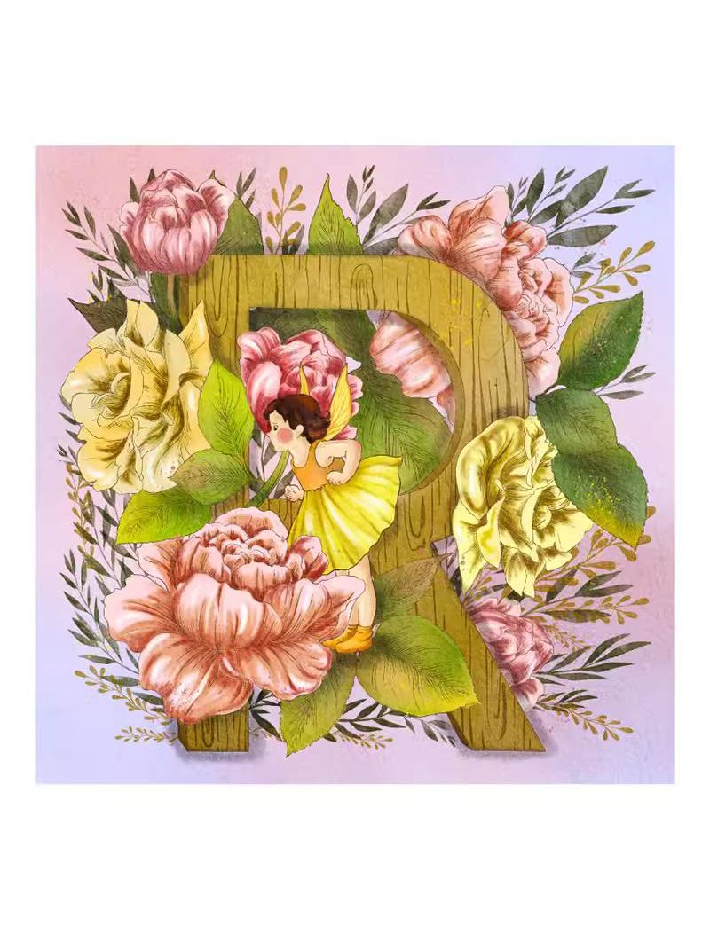 ArtPuzzle Flower Fairy and Letter R C3117 300pcs