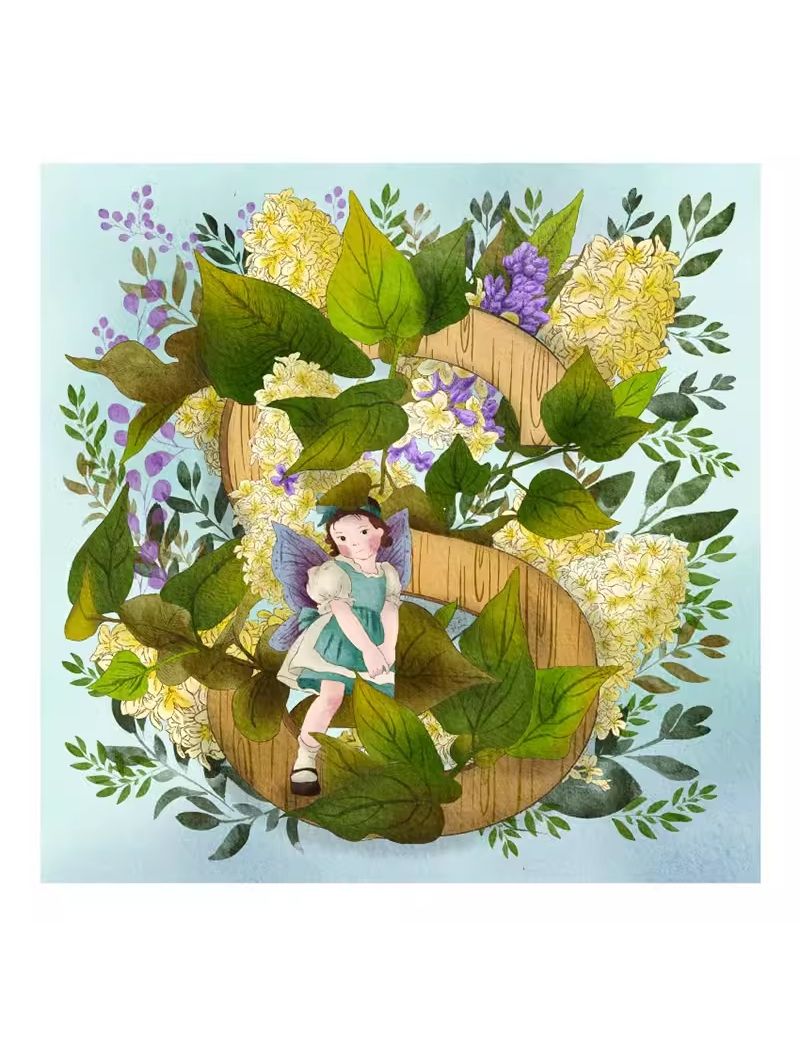 ArtPuzzle Flower Fairy and Letter S C3118 300pcs