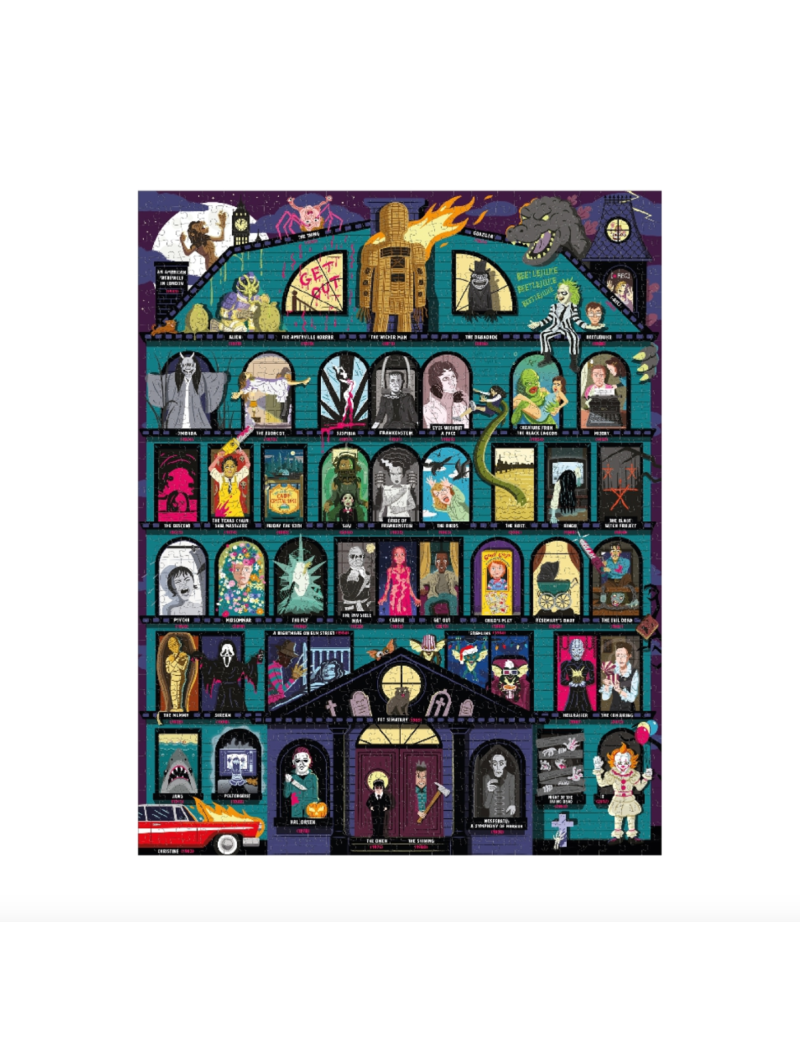RIDLEY'S 50 50 Must-Watch Scary Movies Bucket List 1000-piece Puzzle