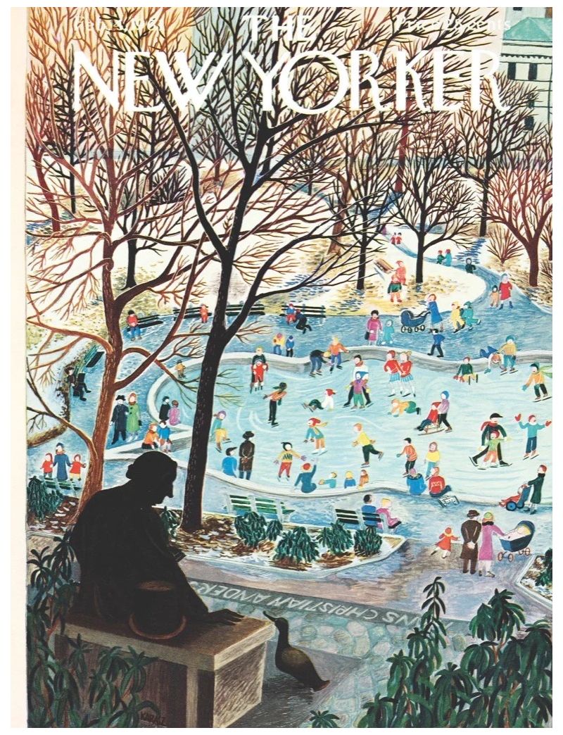 NEW YORKER SKATING IN THE PARK 750 Pieces