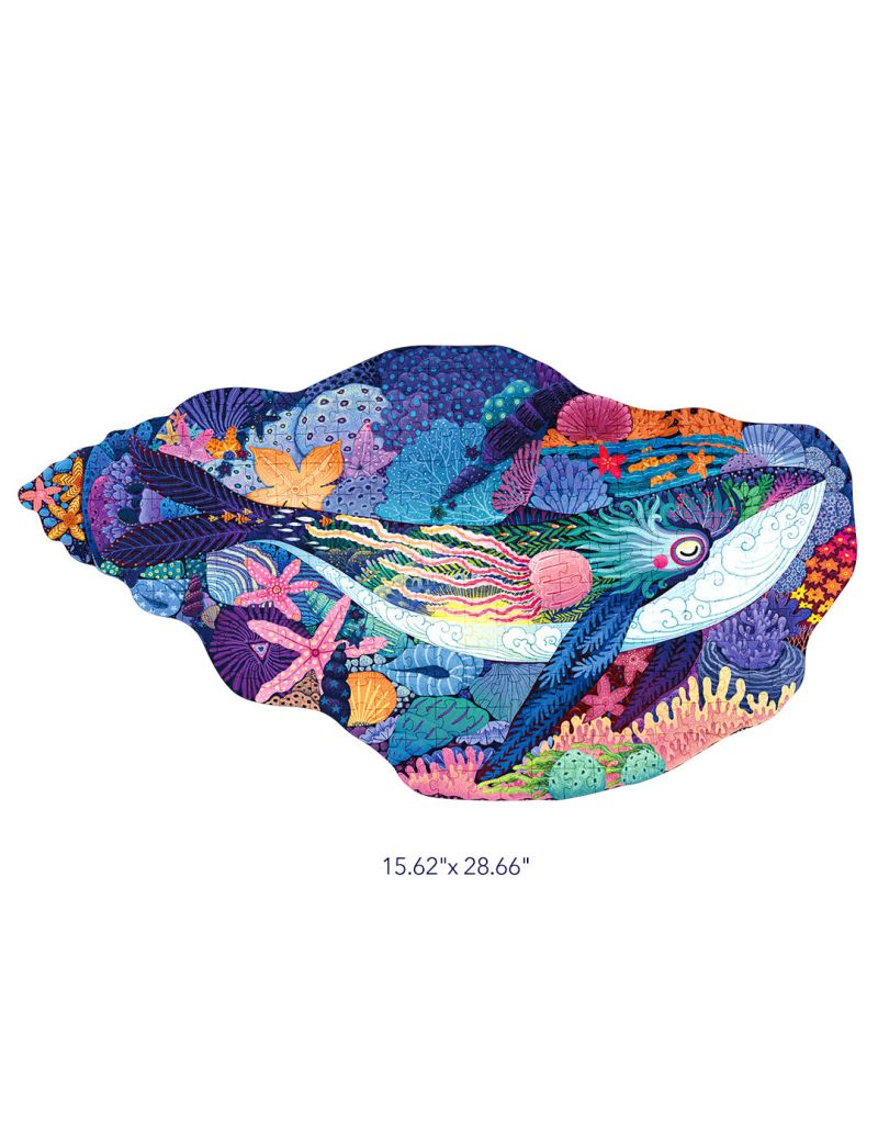 MIDEER Large animal-shaped puzzle- The Sea in a Seashell 280pc