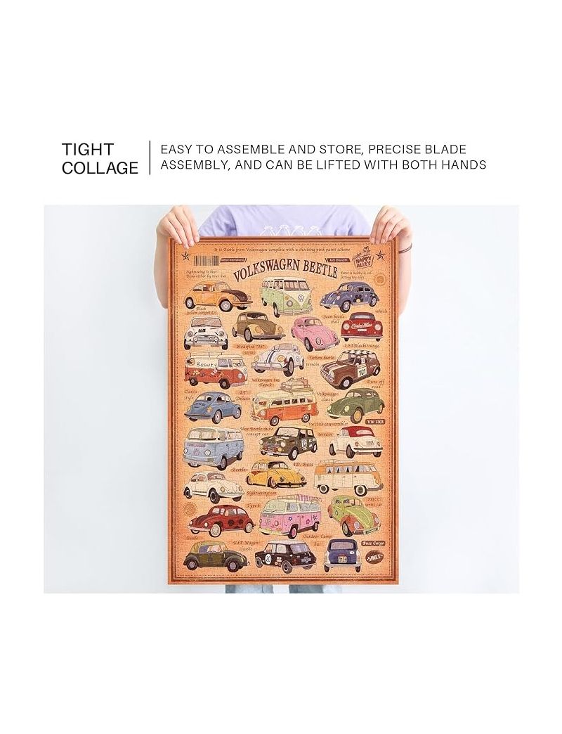 Momibook Vintage Car 1000pcs