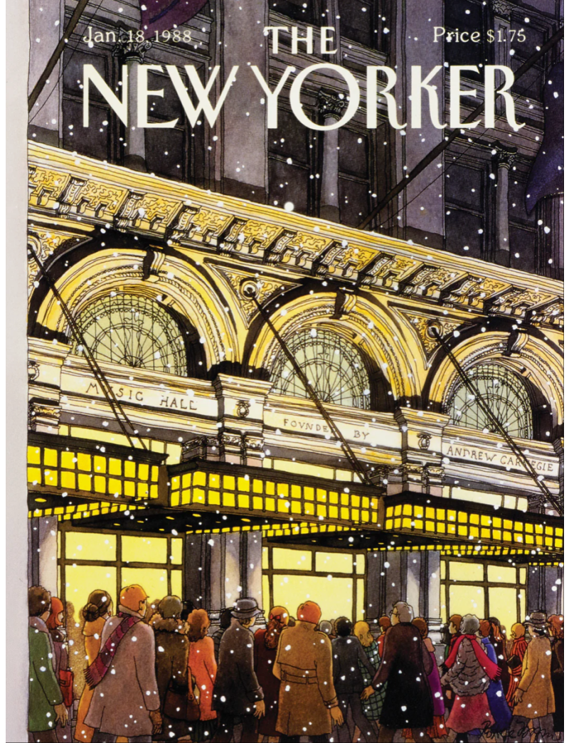 NEW YORKER Carnegie Hall 1000pcs