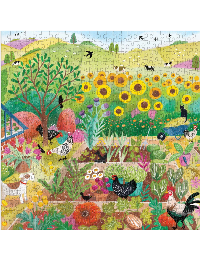 Galison Good Puzzle Co. Countryside Harvest 500pc Puzzle