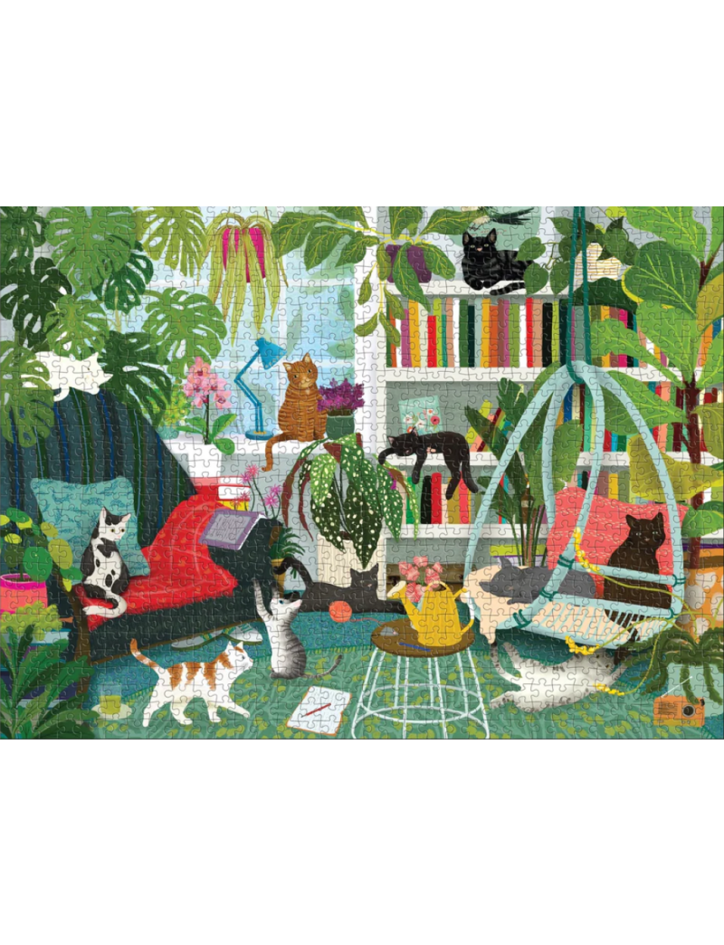 GALISON Good Puzzle Co. Cat Haven 1000 Piece Puzzle