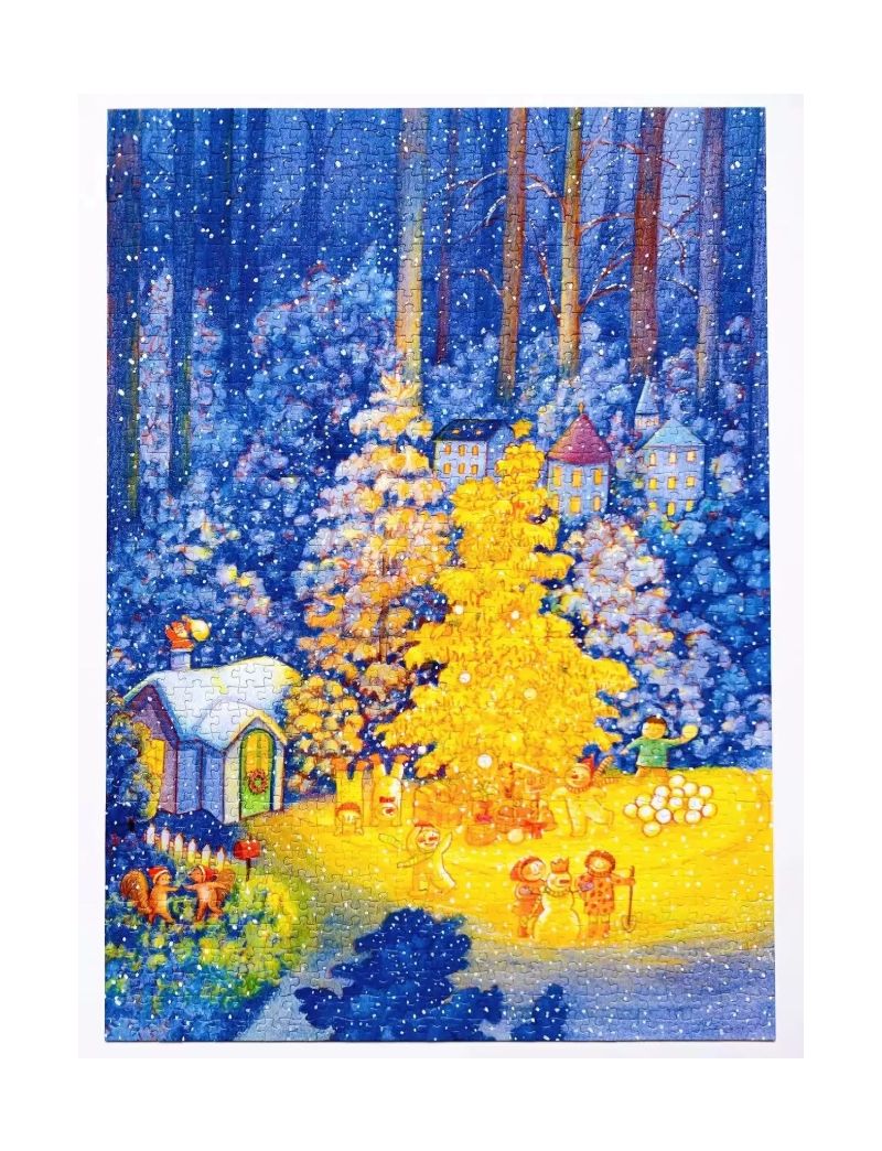 Chill Puzzle Snow Night 1000p
