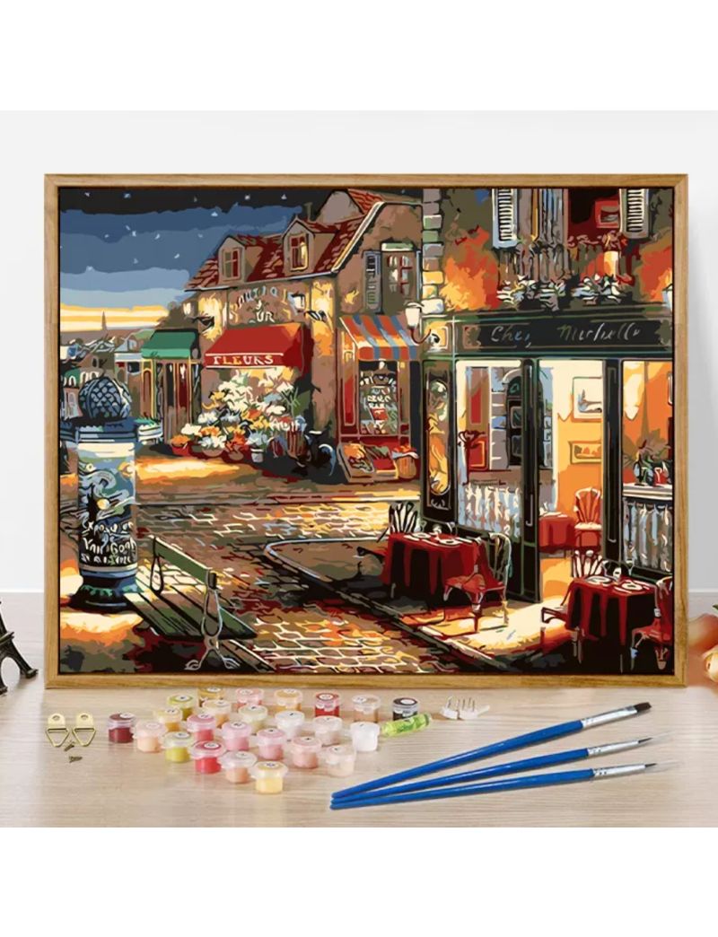 DIY Oil Painting Paint by Number Kit