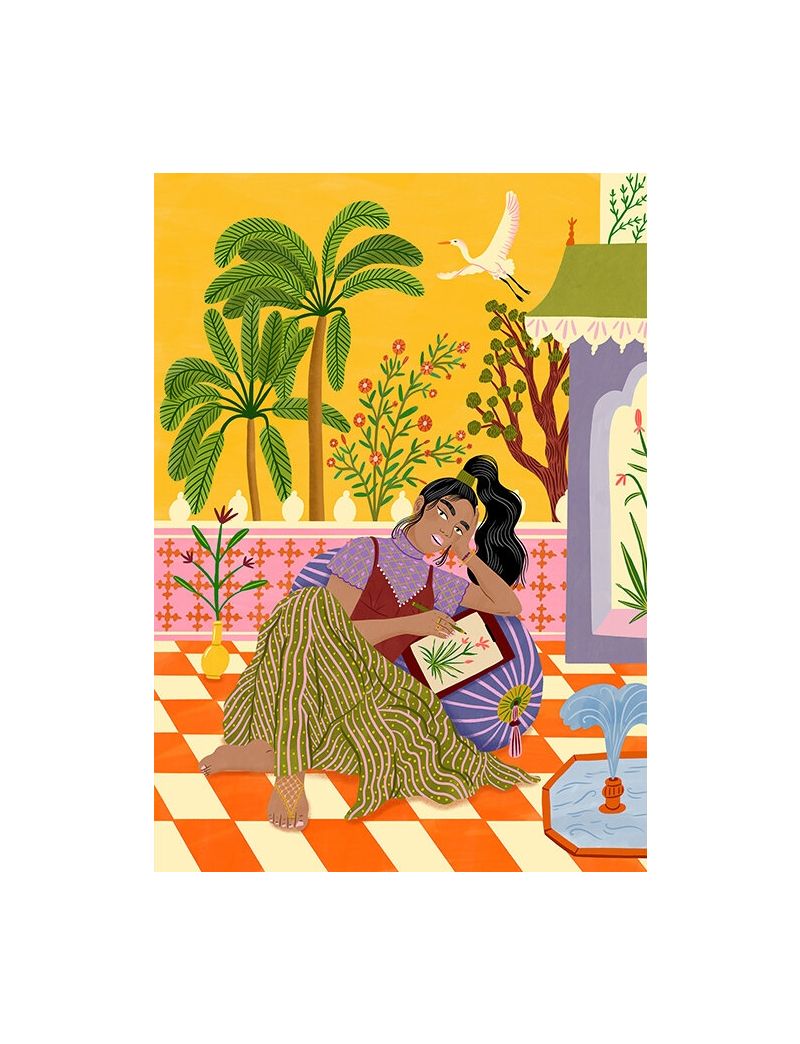 Ordinary Habit Indian Garden 500-Piece Puzzle