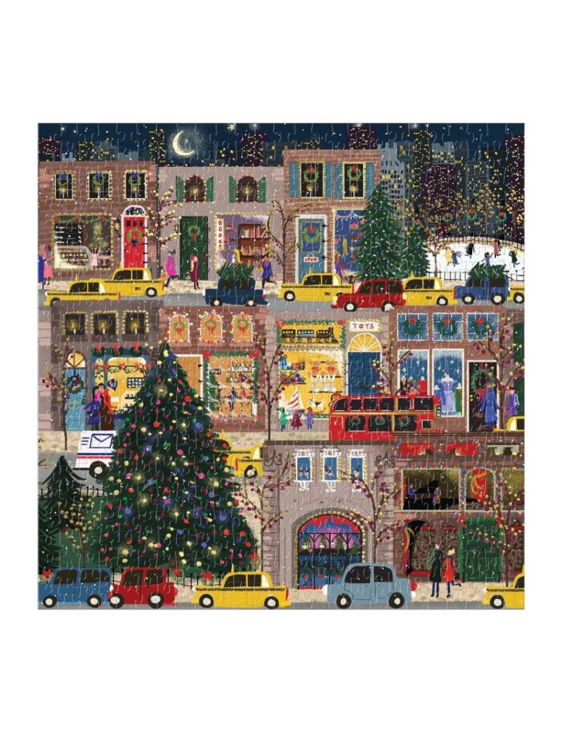 Winter Lights Foil Puzzle 500 Pc 【open box】