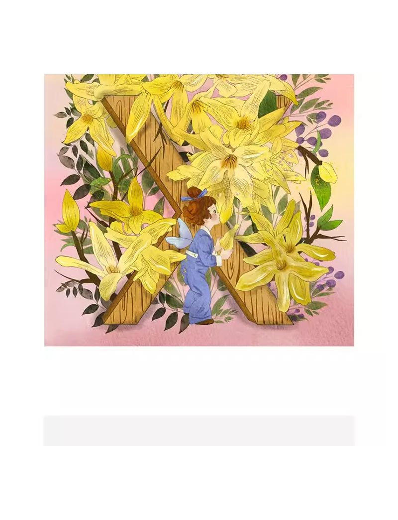 ArtPuzzle Flower Fairy and Letter X C3123 300pcs