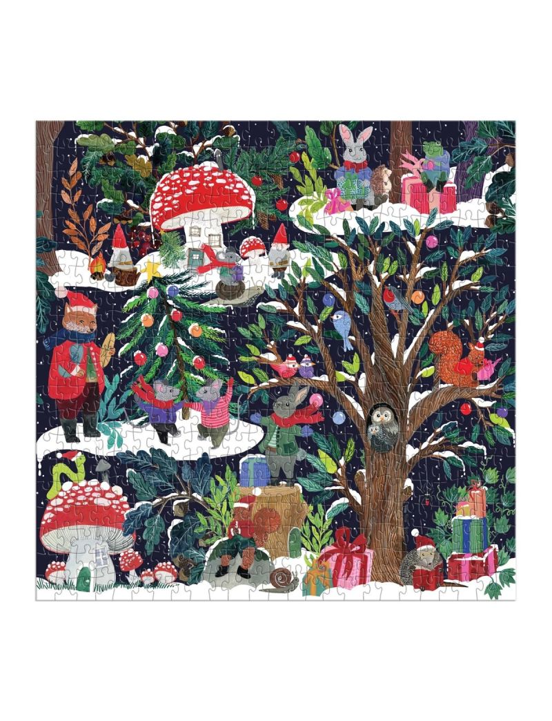 Galison Yuletide Forest 500 Piece Puzzle