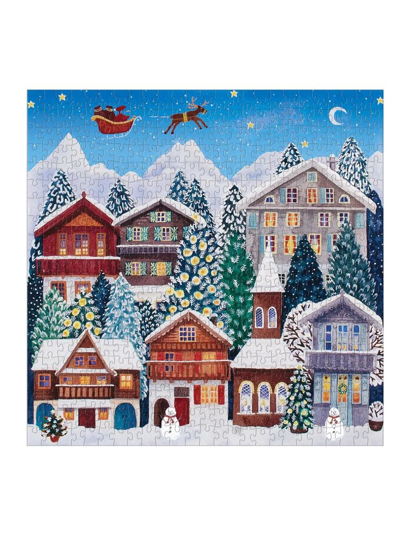 Galison Yuletide Village 500 Piece Puzzle