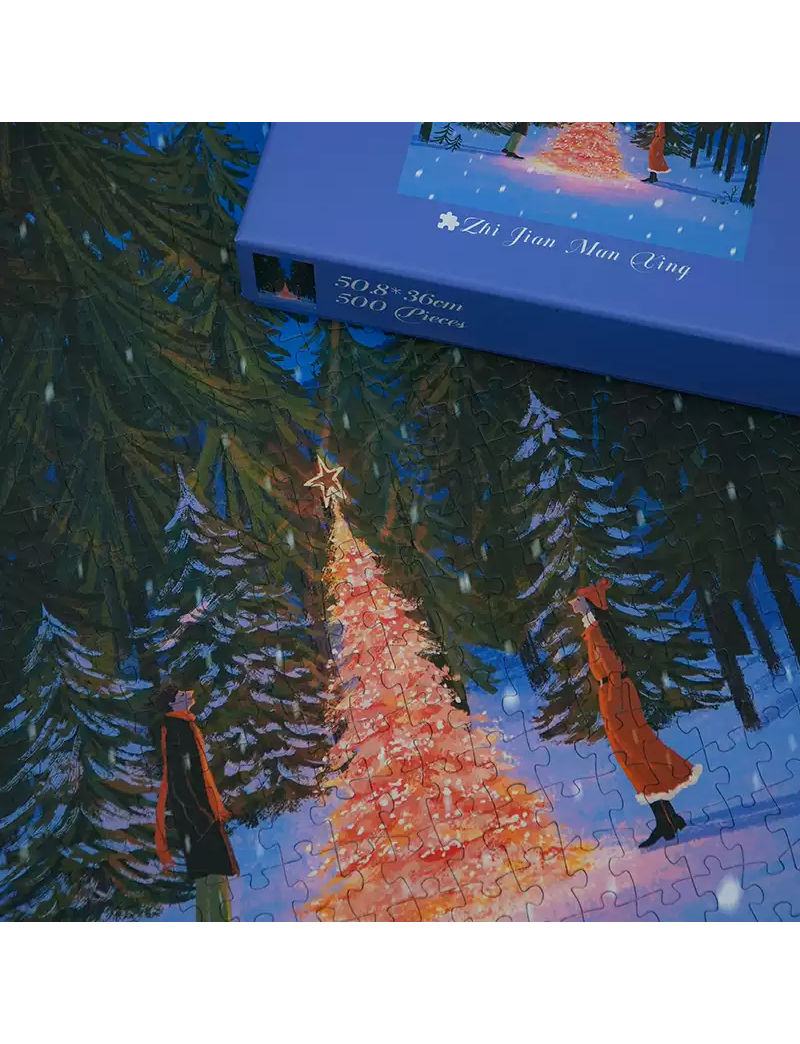 ZHI JIAN MAN XING Forest Christmas 500p