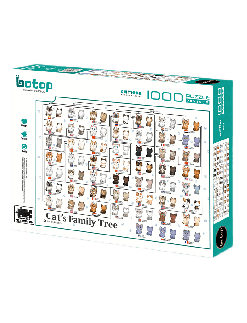 BOTOP Cat Family 1000pc