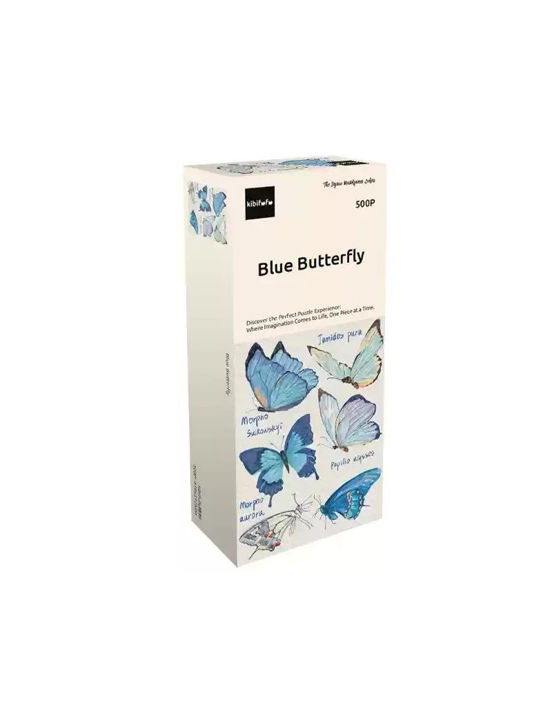 KIBIFUFU Blue Butterflies 500pcs