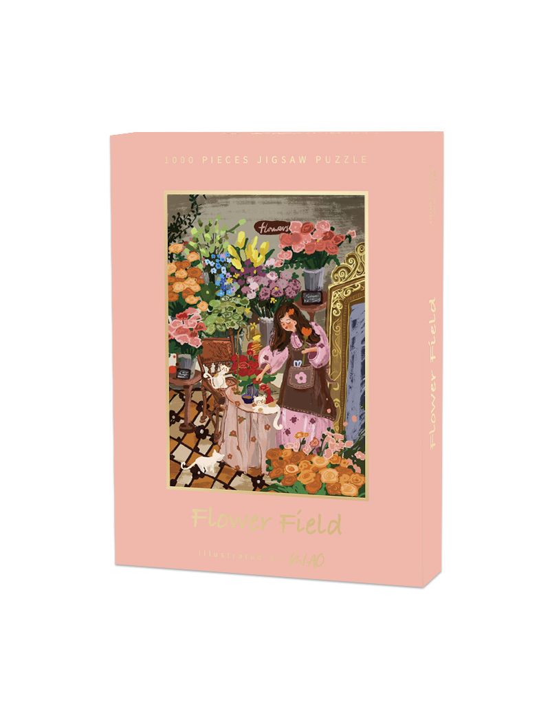 LET'S PIECES Flower Field 1000pc
