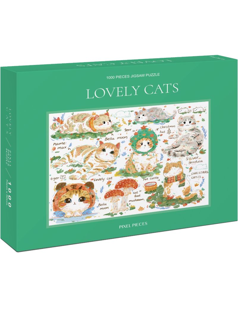 PIXEL PIECES Lovely Cats 1000pcs