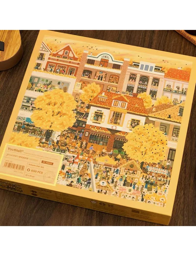 YouthWill Autumn Day  Foil Puzzle 500pcs